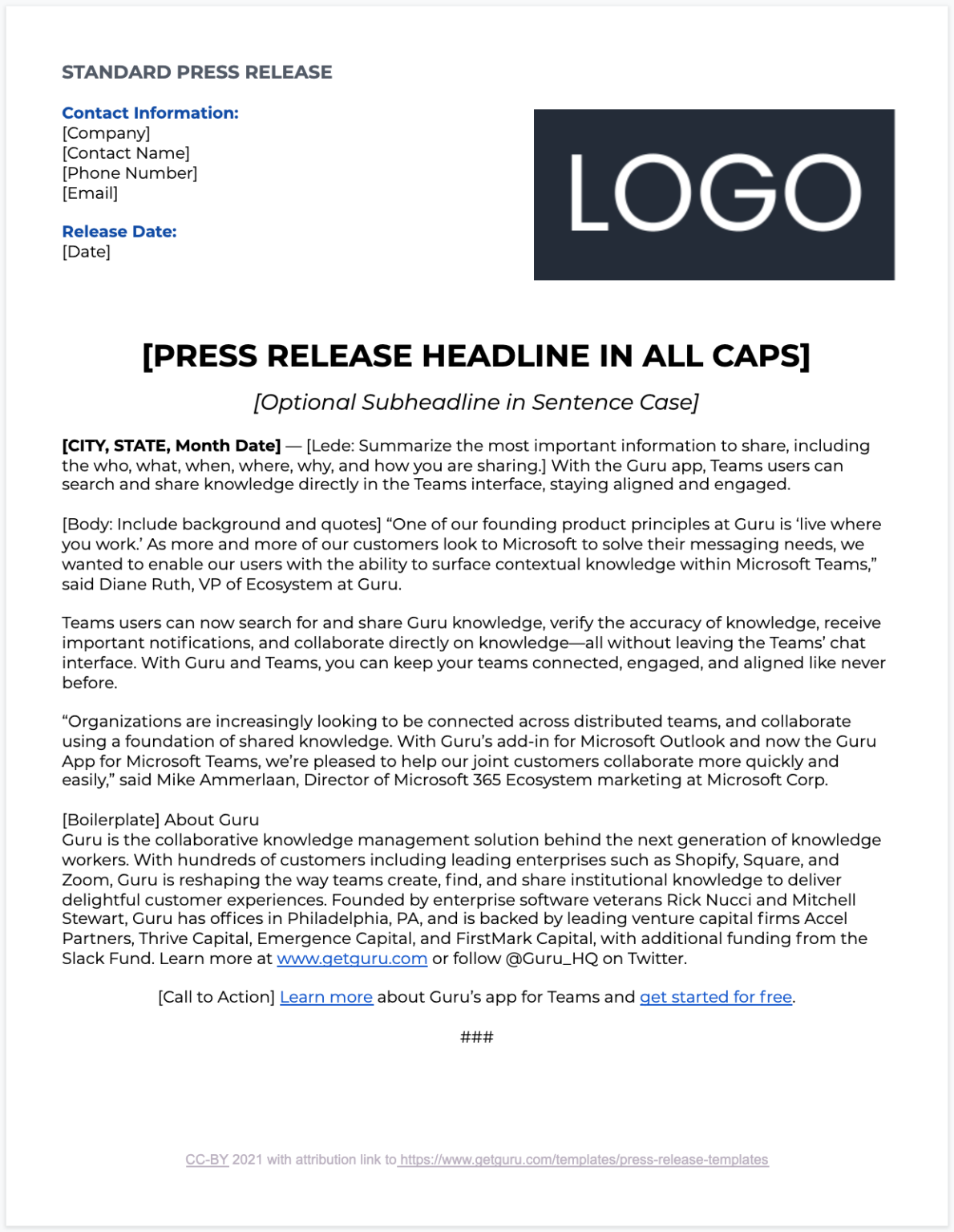 Best Press Release Examples Templates Samples